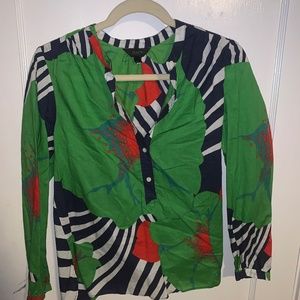 J. Crew Floral Top